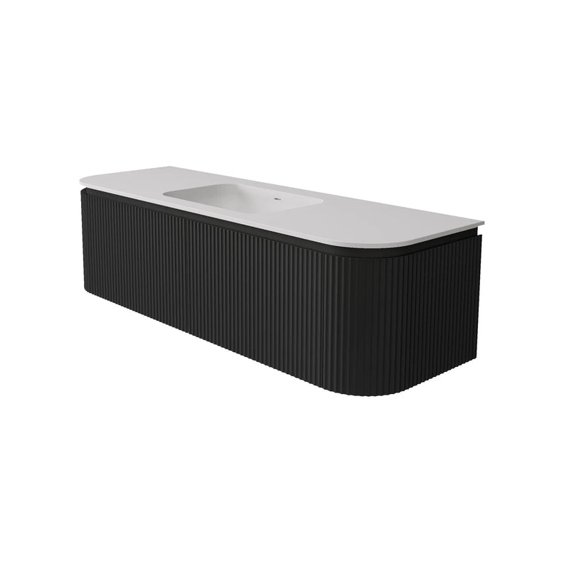 Estella Modern Wall Hung Vanity PVC Cabinet LK-ME1521W-MB
