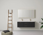 Lukka Kingsley Federation Wall Hung PVC Matte Black Lukka
