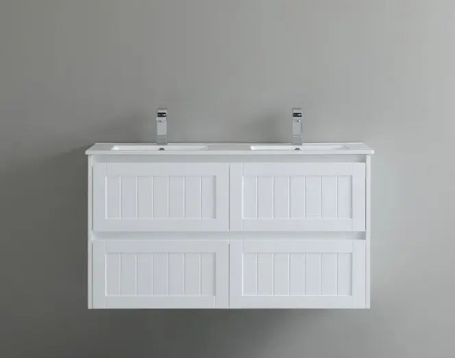 Poseidon New Hampton Wall Hung Vanity (600mm/750mm/900mm/1200mm/1500) - FIL Kitchen Bathroom