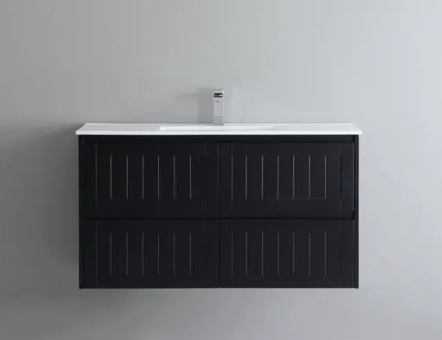 Poseidon New Hampton Wall Hung Vanity (600mm/750mm/900mm/1200mm/1500) - FIL Kitchen Bathroom