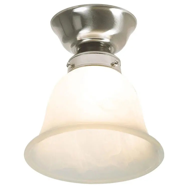 16cm Bell Shaped Alabaster Glass DIY Batten Fix FIL Kitchen Bathroom
