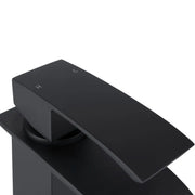 CASCADE Waterfall Matt Black Basin Mixer FIL Kitchen Bathroom