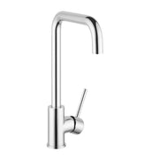 Electroplated Brass Chrome/Black Swivel Spout Kitchen Mixer Tap FIL Kitchen Bathroom
