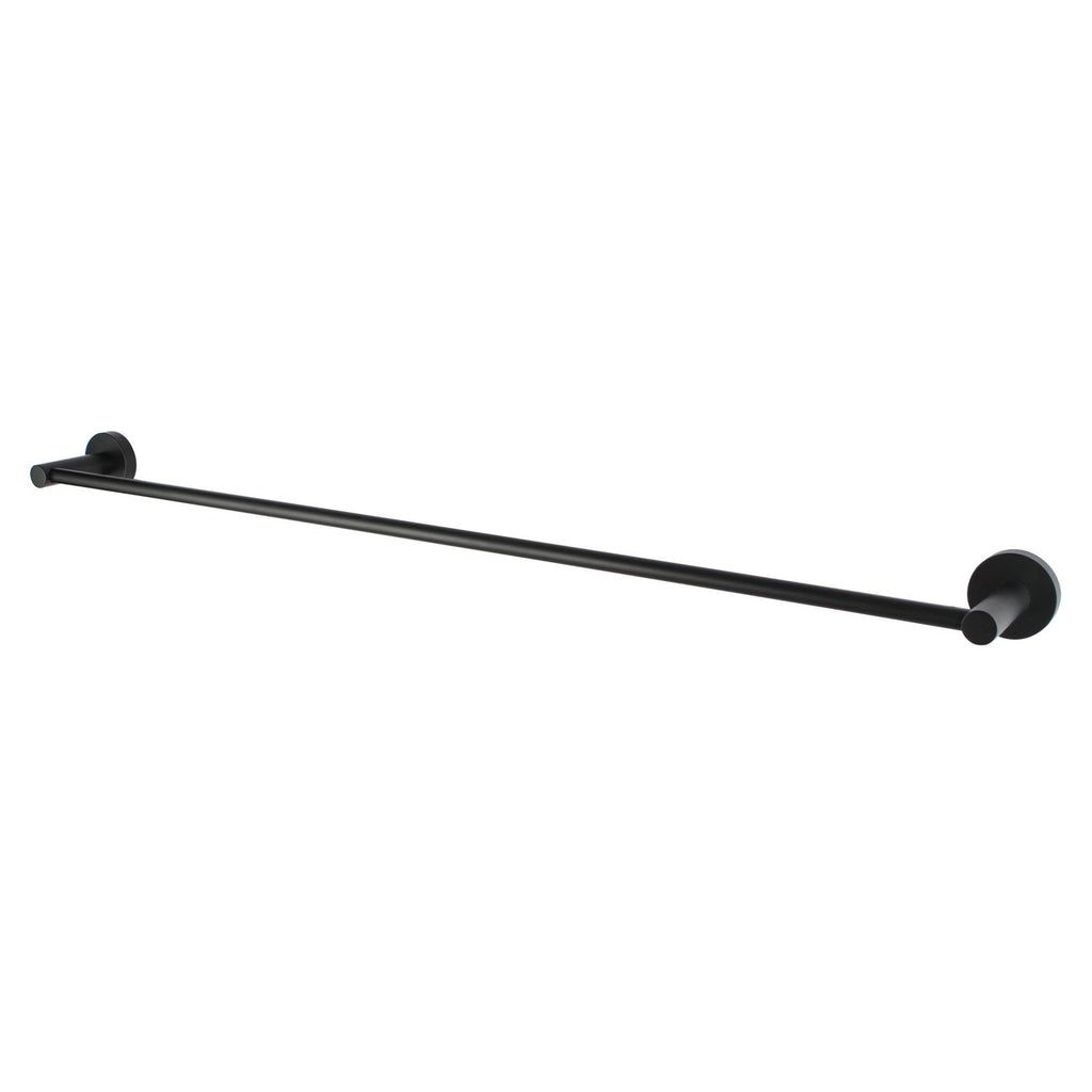 LUCID PIN Round Single Towel Rack Rail 800mm Chrome and Colours