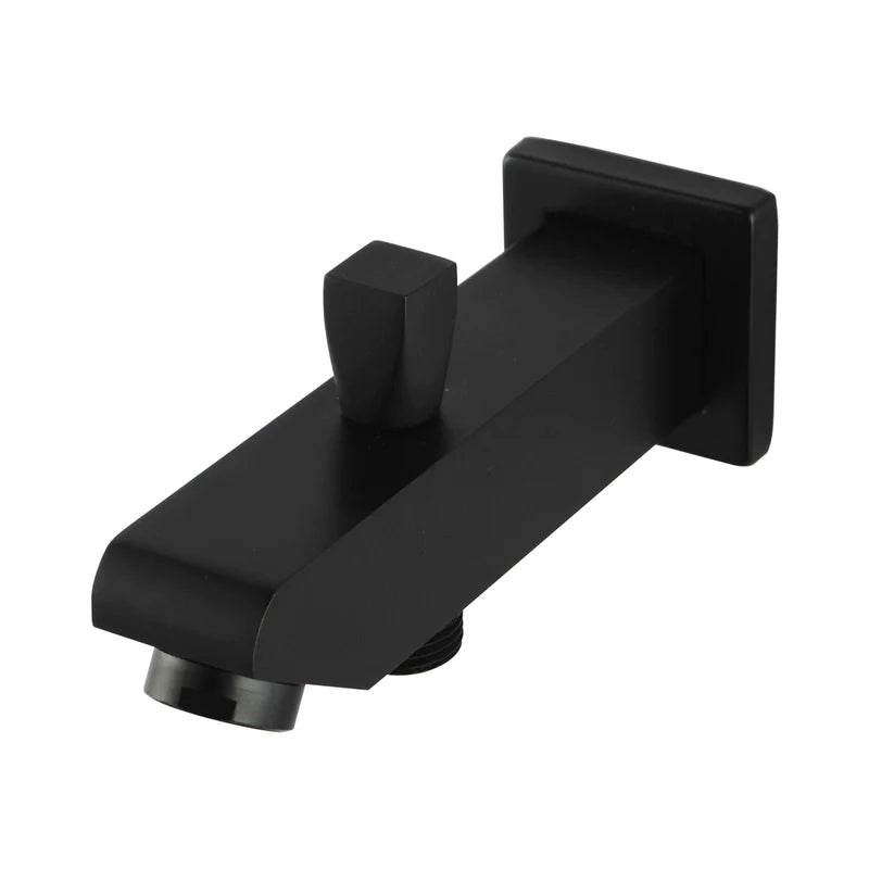 Black Bath spout with diverter