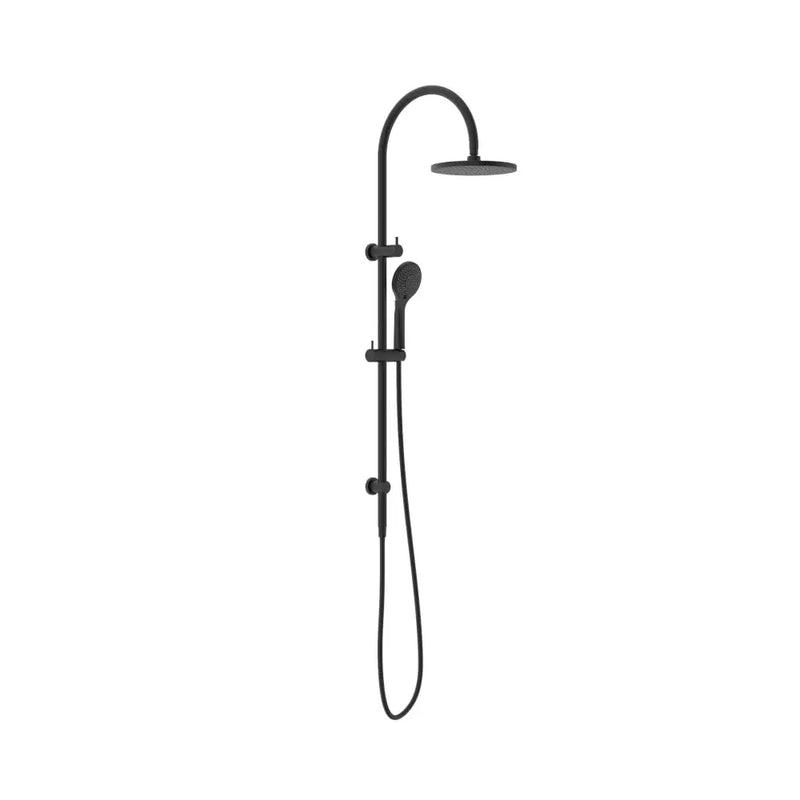 Nero Mecca Twin Shower With Air Shower Matte Black FIL Kitchen Bathroom