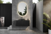 Avalon Wall Hung Vanity Single Bowl Matt Black 600mm/750mm/900mm/1200mm - FIL Kitchen Bathroom