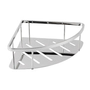 Chrome/Matte Black Stainless Steel Shower Shelf FIL Kitchen Bathroom