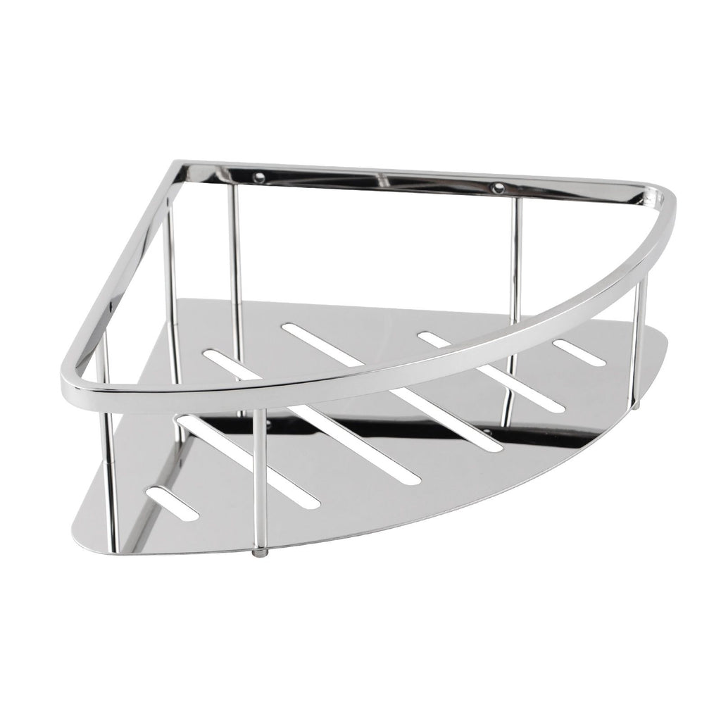 Chrome/Matte Black Stainless Steel Shower Shelf