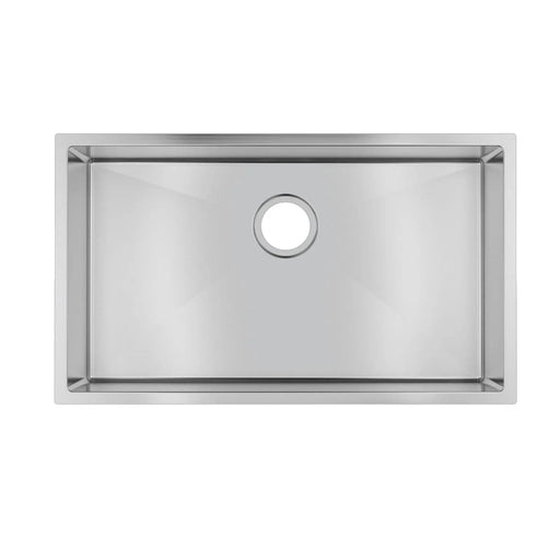 762x457x254mm 1.2mm Handmade Single Bowl Top/Undermount Kitchen/Laundry Sink Chrome/Grey/Gold FIL Kitchen Bathroom
