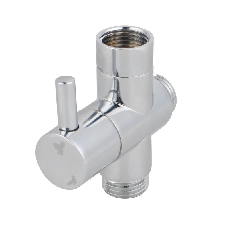 Bathroom Solid Brass Toilet Bidet Spray Diverter Only Chrome and Black FIL Kitchen Bathroom