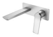 RUSHY Square Wall Mixer with Spout Chrome & Colours(Colour up with extension) FIL Kitchen Bathroom
