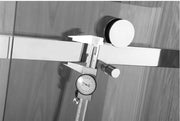 Frameless Wall to Wall Sliding Door Shower Screen (910-950mm) Chrome FIL Kitchen Bathroom