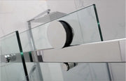 Frameless Wall to Wall Sliding Door Shower Screen (910-950mm) Chrome FIL Kitchen Bathroom