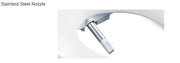 DIB BIDET WITH SIDE CONTROL GLOSS WHITE FIL Kitchen Bathroom