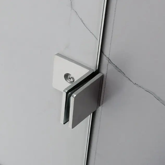 FRAMELESS SINGLE PANEL WITH NARROW LINE FLUTED GLASS SHOWER SCREEN FIL Kitchen Bathroom