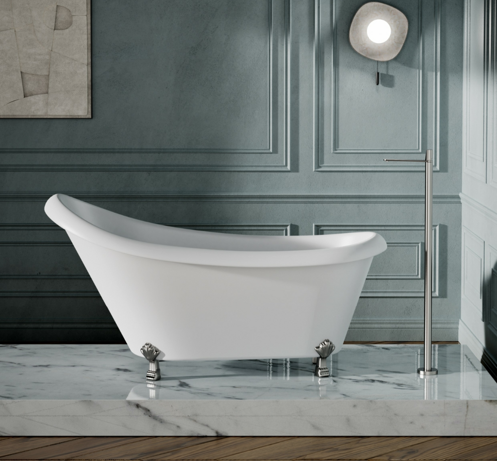 Espada  Freestanding  Bathtub Gloss White 1500mm/1700mm