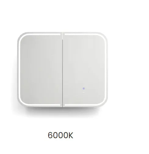 NEWPORT PREMIUM EDITION LED SHAVING CABINET MATTE WHITE 900MM otti