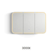 Newport Premium Edition Led Shaving Cabinet Matte White 1200mm otti