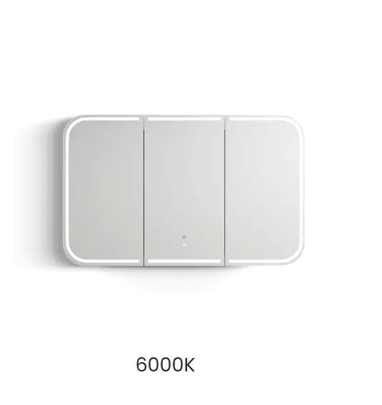 Newport Premium Edition Led Shaving Cabinet Matte White 1200mm otti