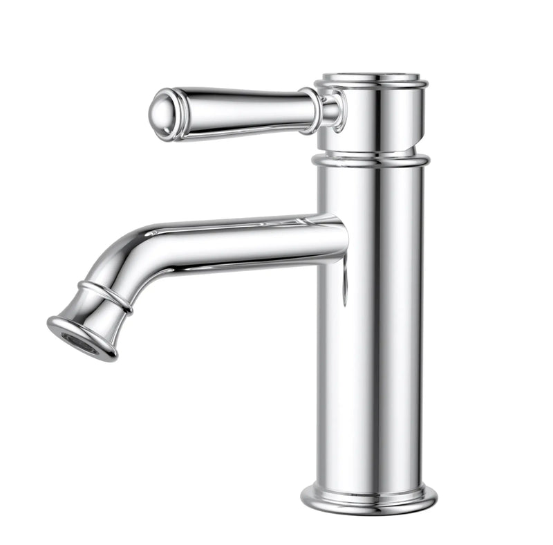 IKON Clasico Basin Mixer Chrome Brass Handle/Ceramic Handle - FIL Kitchen Bathroom