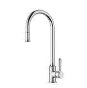 Clasico Pull out Sink Mixer Chrome Brass /Ceramic Handle - FIL Kitchen Bathroom