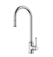 Clasico Pull out Sink Mixer Chrome Brass /Ceramic Handle - FIL Kitchen Bathroom