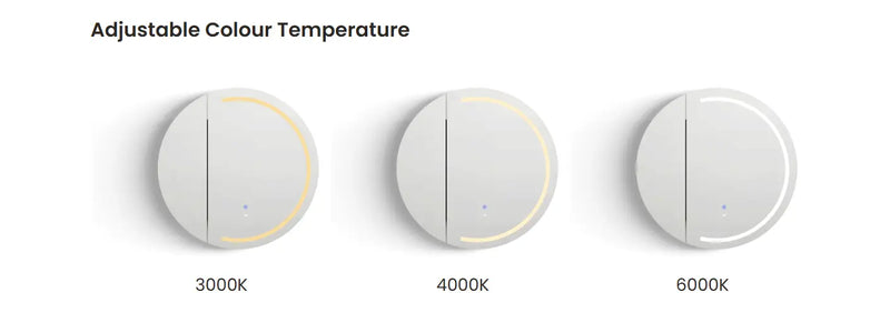 LED London White Shaving Cabinet 800mm - FIL Kitchen Bathroom