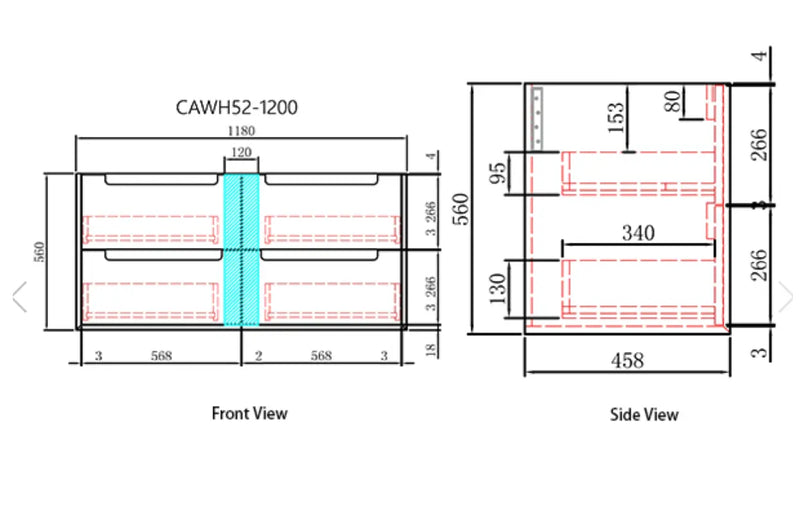 AINSLEY Wall Hung Vanity Natural Oak 600mm/750mm/900mm/1200mm/1500mm - FIL Kitchen Bathroom