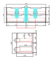 AINSLEY Wall Hung Vanity Natural Oak 600mm/750mm/900mm/1200mm/1500mm - FIL Kitchen Bathroom