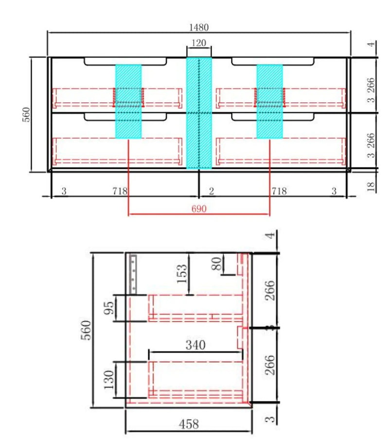 AINSLEY Wall Hung Vanity Natural Oak 600mm/750mm/900mm/1200mm/1500mm - FIL Kitchen Bathroom