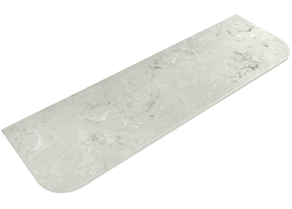 Alpine Flat Stone Top 25mm Square edges/curved edges