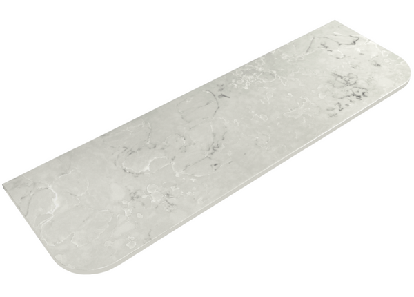 Alpine Flat Stone Top 25mm Square edges/curved edges