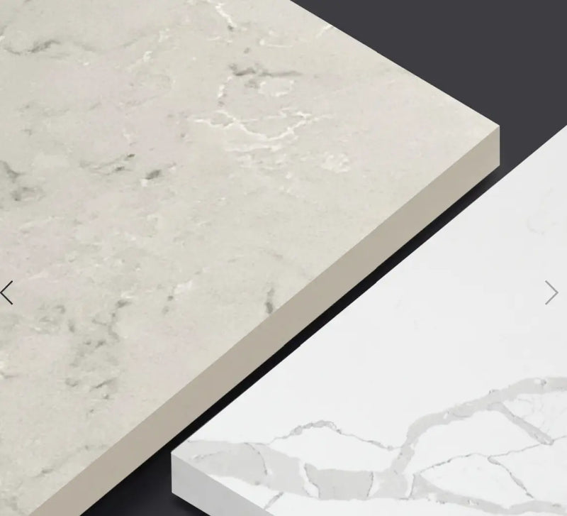 Alpine Flat Stone Top 25mm Square edges/curved edges - FIL Kitchen Bathroom
