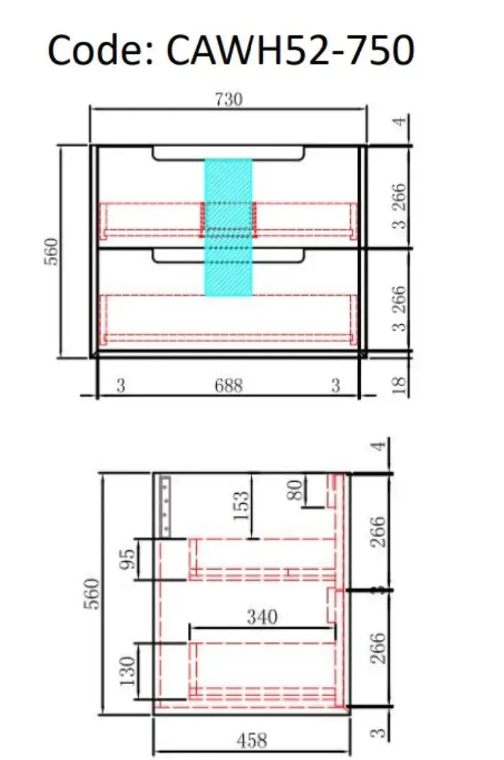 AINSLEY Wall Hung Vanity Natural Oak 600mm/750mm/900mm/1200mm/1500mm - FIL Kitchen Bathroom