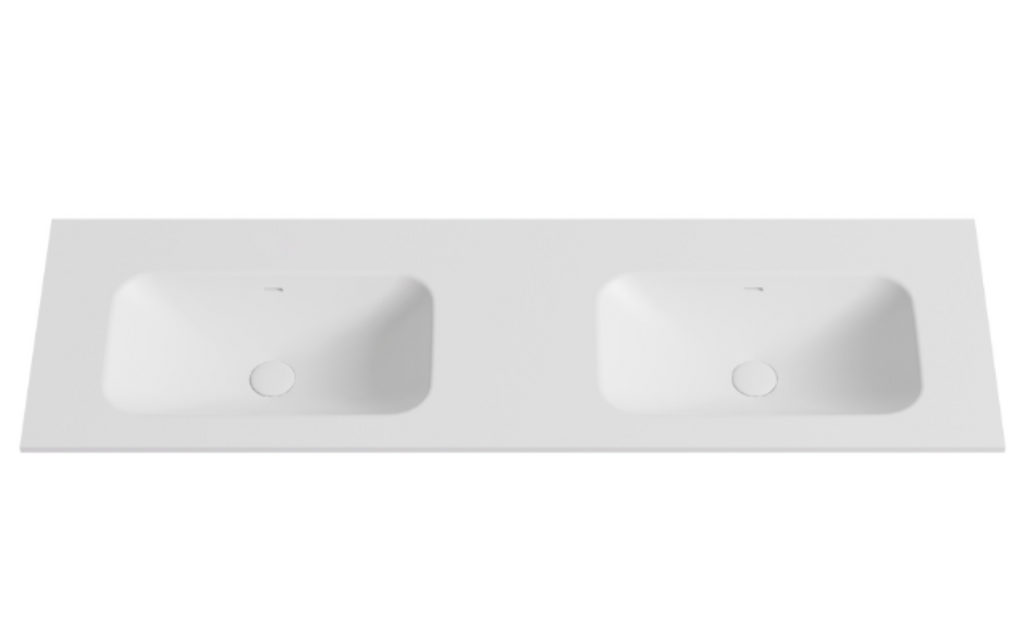 Chiefly Solid Surface Stone Top Matt White 600mm/750mm/900mm/1200mm/1500mm/1800mm