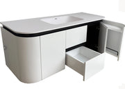 Devito Modern Wall Hung Vanity PVC Cabinet 750mm/900mm/1200mm/1500mm - FIL Kitchen Bathroom