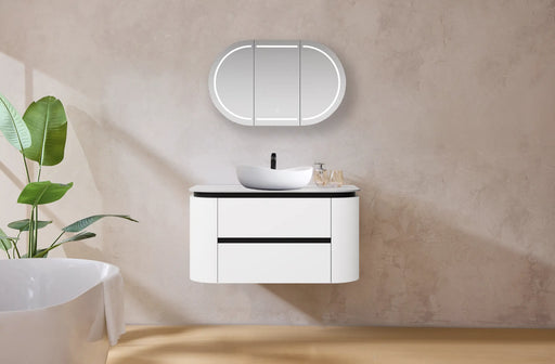 Devito Modern Wall Hung Vanity PVC Cabinet 750mm/900mm/1200mm/1500mm - FIL Kitchen Bathroom