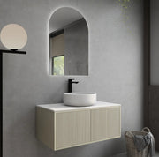 Bellevue Ensuite Slim Wall Hung Vanity Prime Oak 900X386X380mm/1200X386X380mm - FIL Kitchen Bathroom