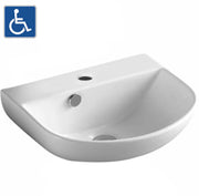 Care Wash Basin Wall Hung Gloss white 440*360*180mm - FIL Kitchen Bathroom