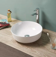 Ultra Slim Wall Hung/Above Counter Basin Gloss White 420*420*140mm - FIL Kitchen Bathroom