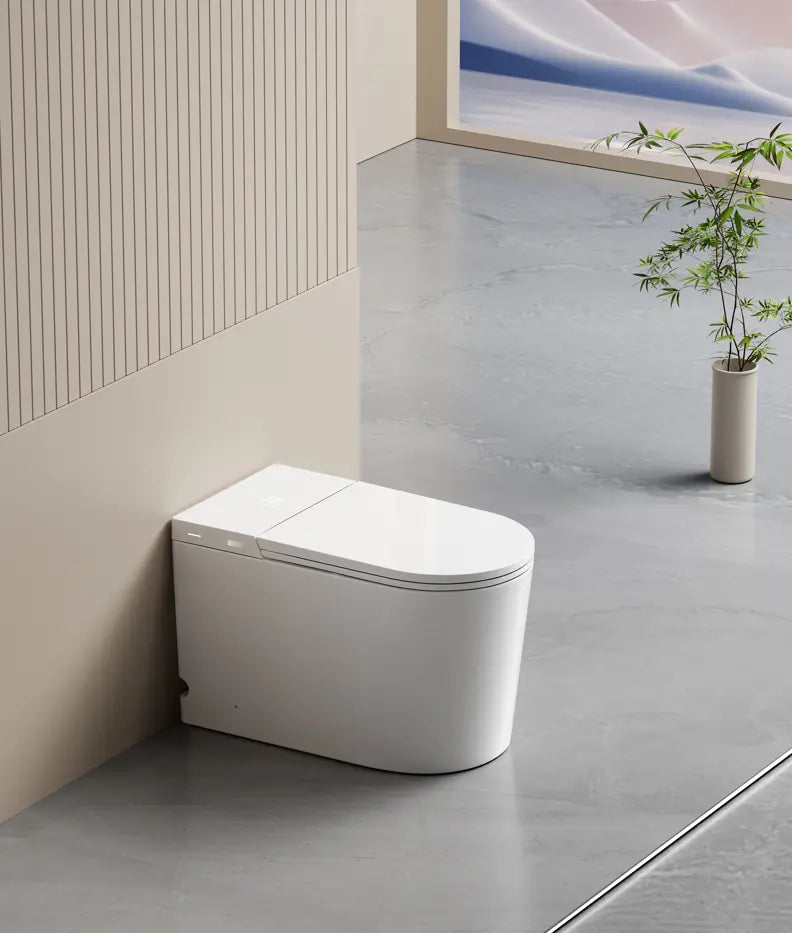 Byron Smart Toilet One-Piece Ceramic Instant Heating Tornado Flush 705*390*460mm POSEIDON