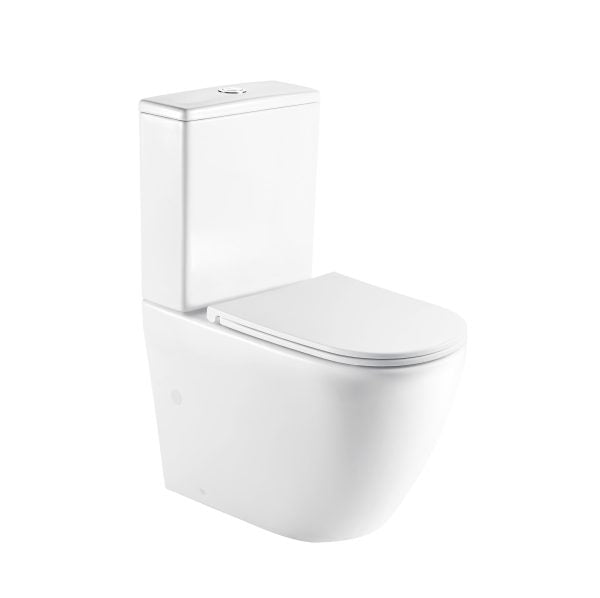 Back To Wall Toilet Suite RIMLESS QUIET TORNADO FLUSH Norton