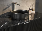 Avalon Wall Hung Vanity Single Bowl Matt Black 600mm/750mm/900mm/1200mm - FIL Kitchen Bathroom