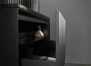 WALL HUNG VANITY PVC MATTE BLACK 600MM/750MM/900MM/1200MM/1500mm CETO