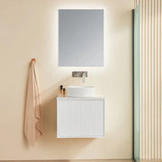 WALL HUNG PVC VANITY MATTE WHITE 600MM/750MM/900MM CETO
