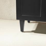 Harrington Floor Standing Vanity PVC Matte Black 600mm/750mm/900mm CETO
