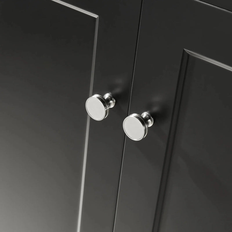 Harrington Floor Standing Vanity PVC Matte Black 600mm/750mm/900mm CETO