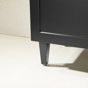 Harrington Floor Standing Vanity PVC Matte Black 1200mm/1500mm(Single/Double Bowl) - FIL Kitchen Bathroom