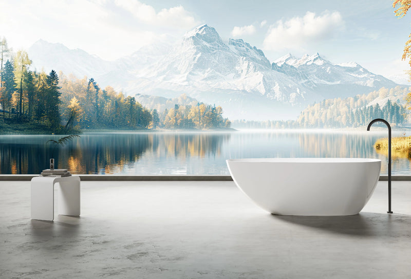 Nova Slim Free Standing Acrylic Bathtub LK-NV1690-OF/MW
